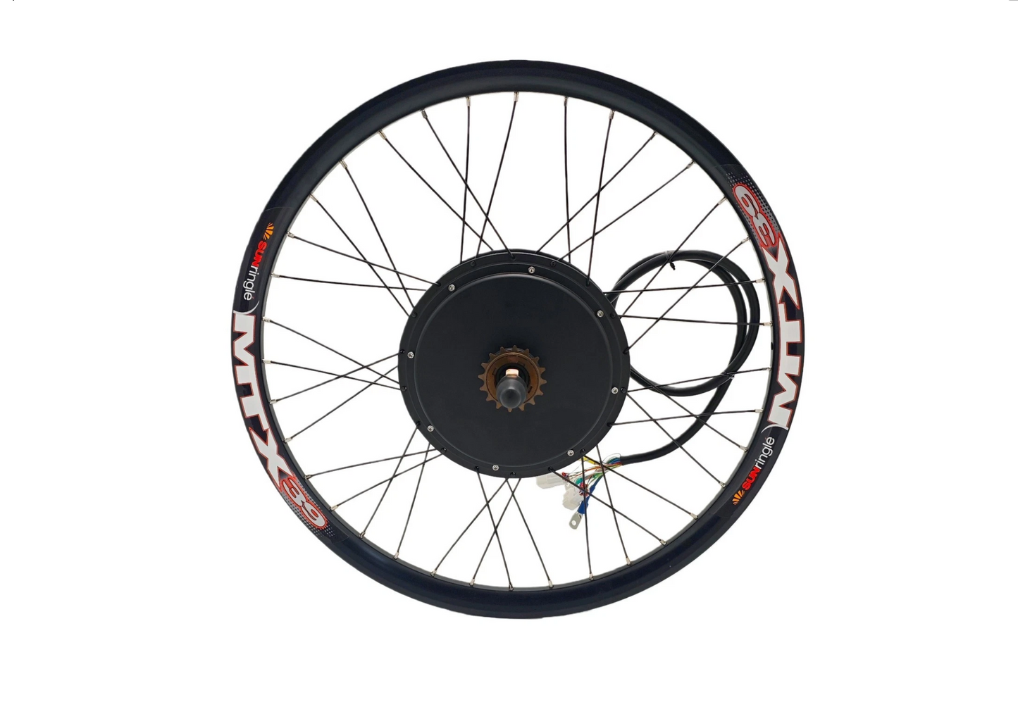 100km/h 3000W Conversion Kit - with 4 piston hydraulic brakes, key fobs, surron like throttle, alarm- Mark Zero - FULL KIT EVERY SINGLE THING YOU NEED & WANT (135mm dropout)